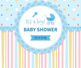 Baby Shower vector 02