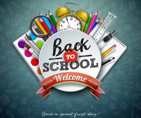Back to school design vector illustration