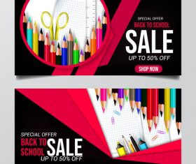 Back to school vector illustration