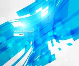 Blue futuristic bend background vector