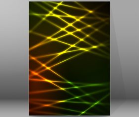 Brochure cover pages A4 style vector