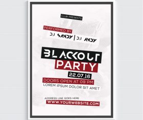 Brochure template vector