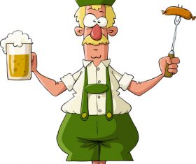 Cartoon holiday character vector