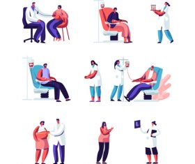 Cartoon hospital vector