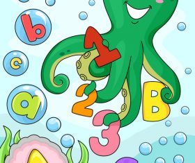 Cartoon mullet vector