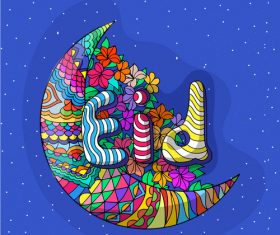 Cartoon ramadan festival vector