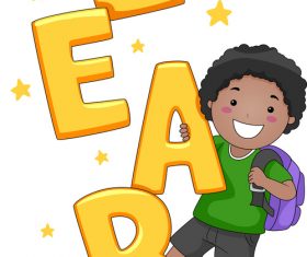 Children cartoon template vector