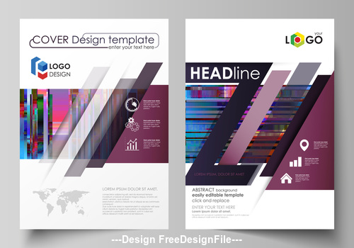 Company Business templates cover vector