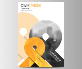 Company brochure design vector 02
