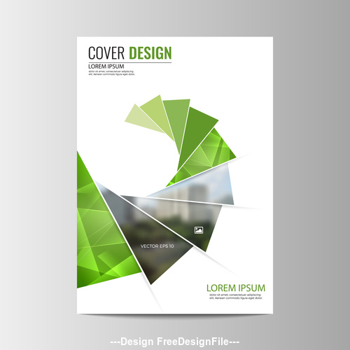 Company brochure design vector 03