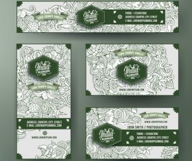 Corporate Identity vector templates set