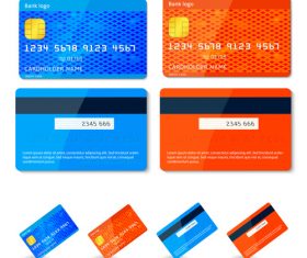 Credit Cards Vector Templates vector