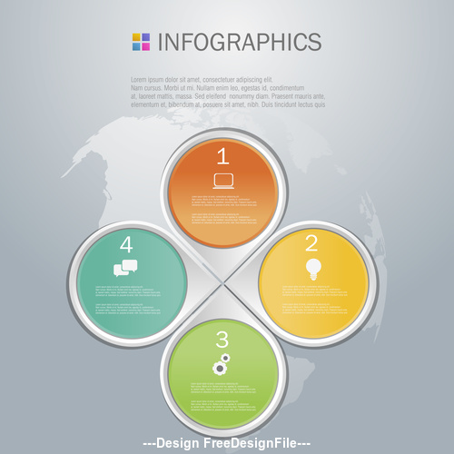 Diamond shape infographics design template vector