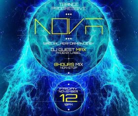 Electro Flyer PSD Template