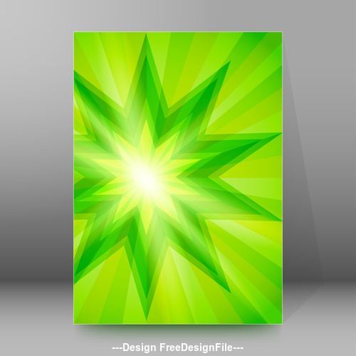 Explosion background brochure cover vector