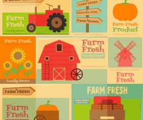 Farm house background banner vector