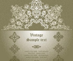 Geometric pattern decoration vector