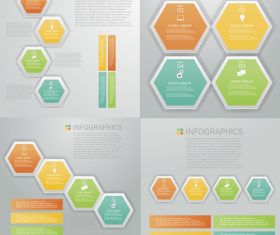 Geometry Infographics design template vector