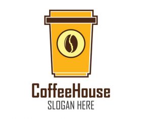 Instant coffee logo vector