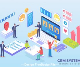 Isometric Vector Concept Pack 01
