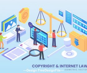 Isometric Vector Concept Pack 03