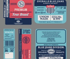 Label Design Elements Vector