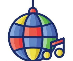 Nightlife cartoon vector