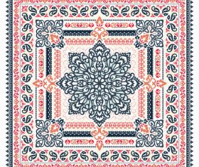 Paisley bandana print vector