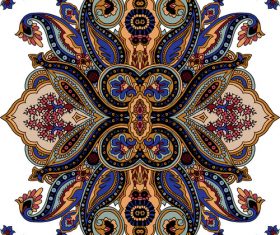 Paisley ornament pattern vector