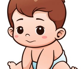 Playing baby vector illustration vector