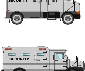 Police security car illustration vector