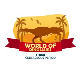 Poster tyrannosaurus vector