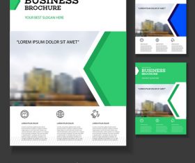 Real estate Brochure cover design vector