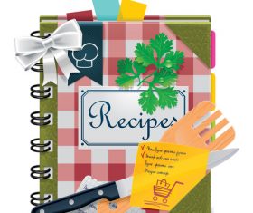 Recipe illustration vector