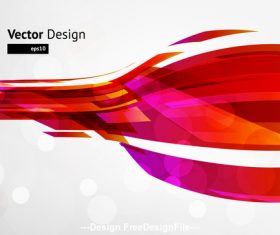 Red futuristic bend background vector