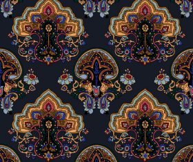 Seamless pattern ornament vector