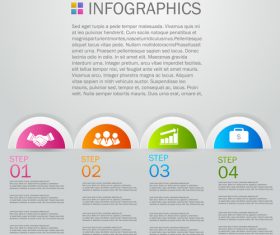 Social Infographicsand brochure design template vector