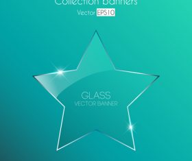 Star glass vector