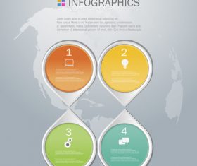 Symmetrical diamonds Infographics design template vector