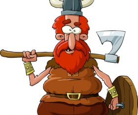 Viking warrior vector