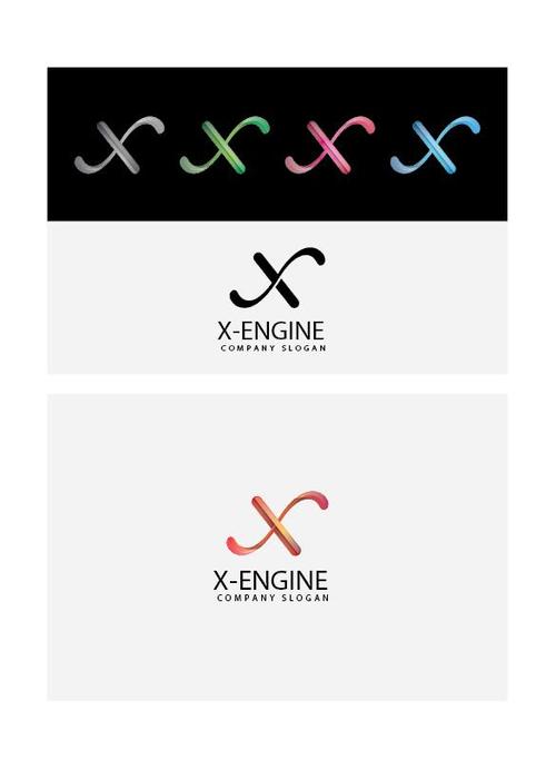 X-ENGINE logo vector