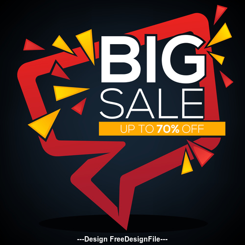 big sale vector