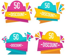 bright discount vector