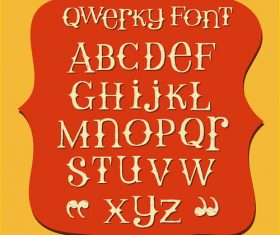 coated alphabet letters Vector