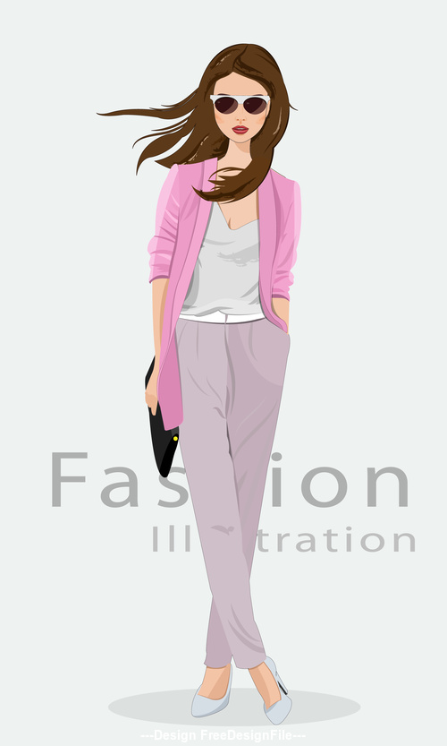 fashion illustration vector free download