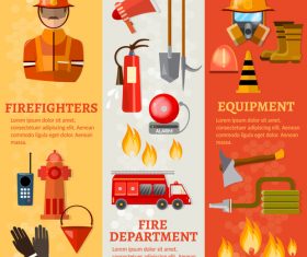 firefighters vector