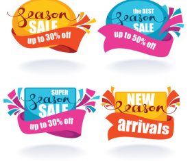 new season sale vector