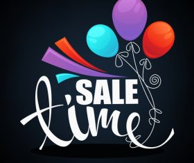 sale baloon vector