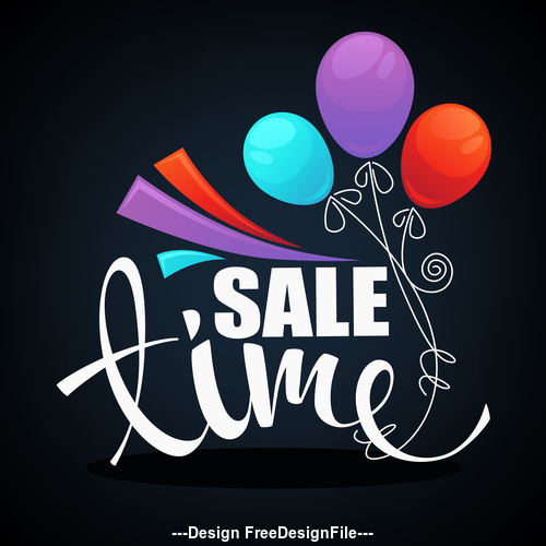 sale baloon vector