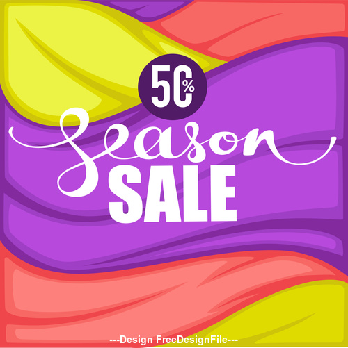 season sale vector free download
